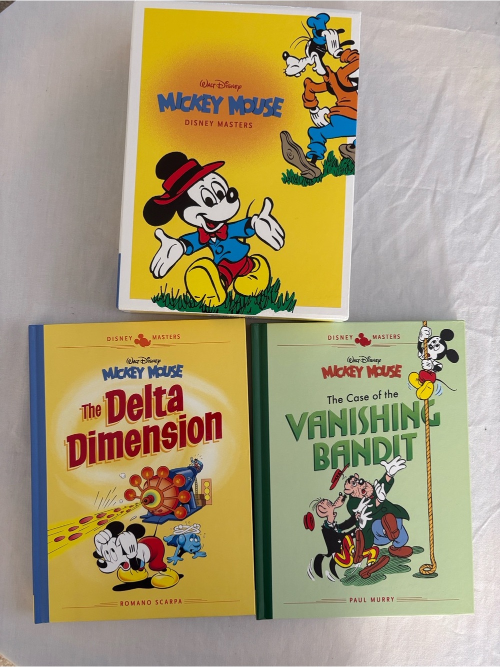 Disney Masters Collection Gift Box Set #1 Mickey Mouse Hardcover Books  New